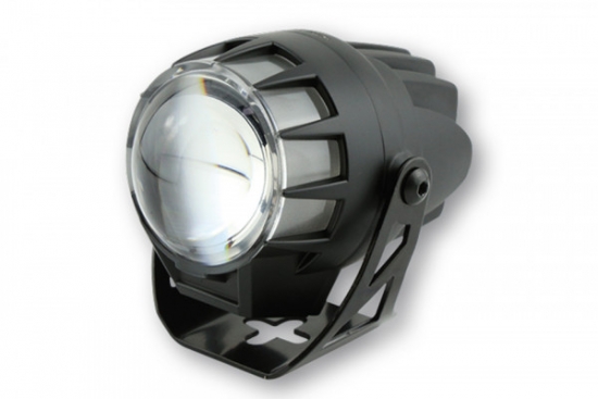 223-454 HIGHSIDER LED Fern- Abblend- Scheinwerfer DUAL-STREAM schwarz Linse 45mm E-geprft