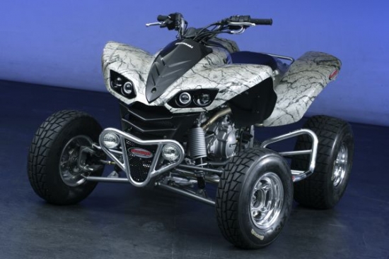 Miedl-Design Scheinwerfer fr Kawasaki KFX 700