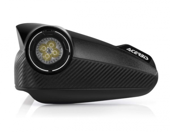 Acerbis Handprotektoren Vision inkl. LED Beleuchtung Farbe schwarz