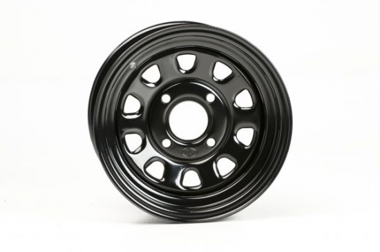1422319014B 14x7 ( 7x14 ) 4x137 4+3 12mm ITP ATV / UTV Stahlfelge schwarz Black Delta