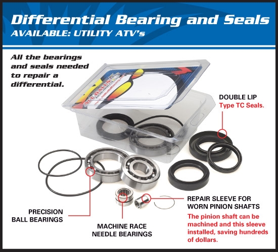 AllBalls Differenzial Lager und Dichtungs- Kit Differntial Bearing and Seal Kit  25-2087