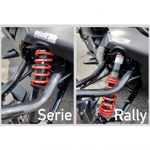 HuR Performance Sportfeder Set vorne für CanAm Ryker mit Serienfahrwerk Farbe rot