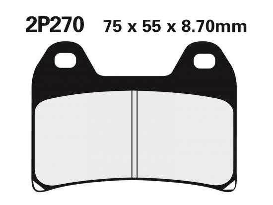 2P-270ST NISSIN Street /Off-Road Sintermetall Bremsbelge - 2P-270ST