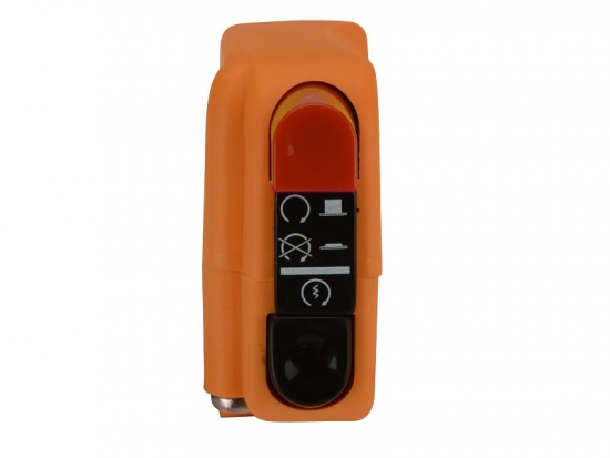 0406AB.9A.04-00 Domino Lenker Multifunktionsschalter Orange rechts  Start-Stopknopf und Kill Switch
