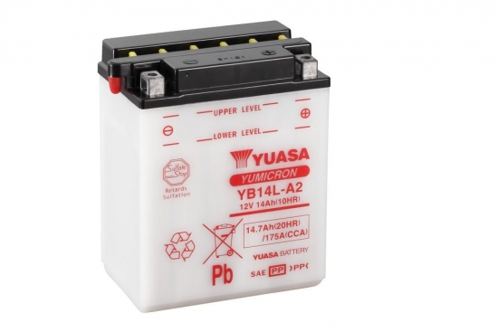 YB14L-A2 YUASA Batterie ohne Säurepack!!