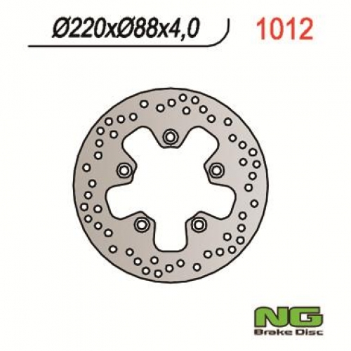 1012 NG Brake Bremsscheibe mit ABE hinten fr Arctic Cat DVX Kymco MXU KXR MAXXER 250 300