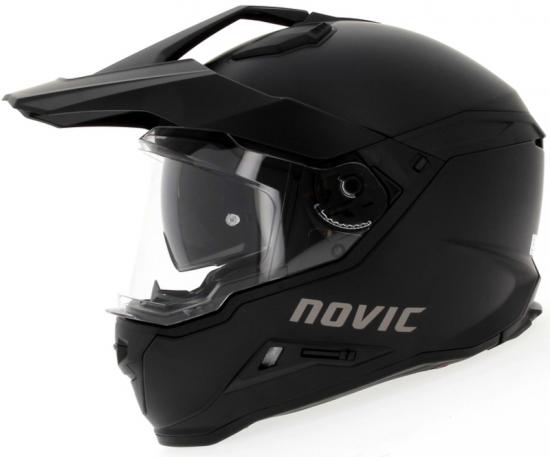 NOVIC X-Terra Cross Helm S (55-56cm) schwarz matt Motorrad Quad Bike Enduro MX BMX Supermoto usw.