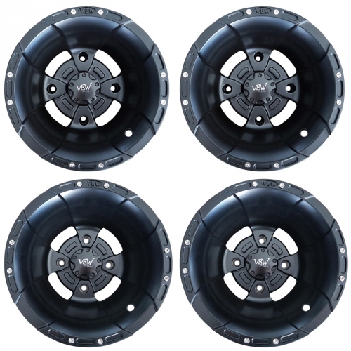 1 Satz VBW Sport Alu-Felgen schwarz/schwarz Matt 8x10 10x8 + 10x10 Teilegutachten f. Suzuki LTZ 400