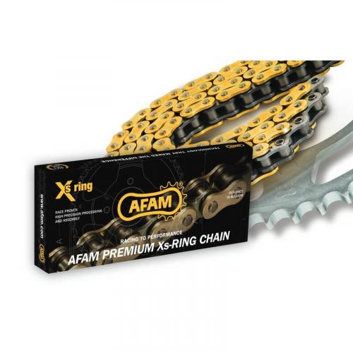 AFAM Kette X-Ring A520XSR-G 100 Glieder Super verst�rkt  Gold / schwarz 520 XSR