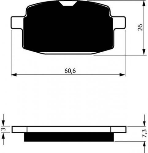 BGS3-114 GoldFren Sinter Bremsbelag Typ: S3 mit TÜV Zertifizierung für FYM, Quadzilla siehe Tabelle