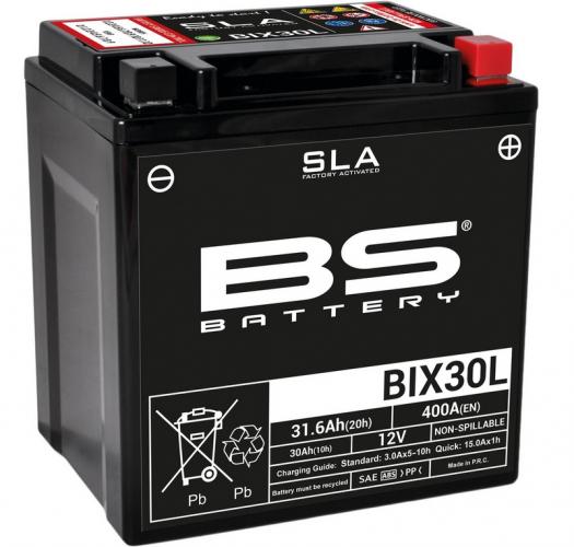 BIX30L SLA BS Batterie Typ SLA Wartungsfrei Werkseitig aktiviert fr Polaris Sportsman Scrambler