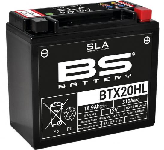 BTX20HL SLA BS Batterie Typ SLA Wartungsfrei Werkseitig aktiviert CanAm  Yamaha TGB Kymco Polaris