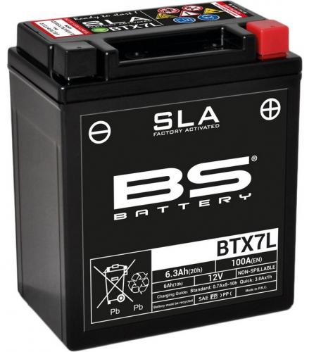 BTX7L SLA BS Batterie Typ SLA Wartungsfrei Werkseitig aktiviert fr Quad Kawasaki KFX 450