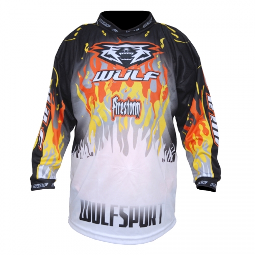 Wulfsport firestorm Kinder Race Shirt 8-10 J. Farbe Orange Moto Cross MX SX BMX Enduro Motorrad Quad