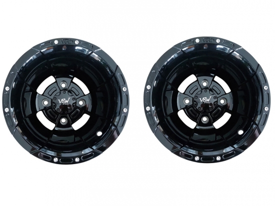 2x 10x10 4x144 ET -30,4 (4B+6N) VBW Sport Alu-Felge schwarz/schwarz (GL�NZEND)