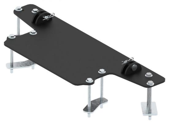 03.13600 Iron Baltic Schneepfluganbausatz f�r Mittelmontage Polaris Ranger 570 SP 2022+