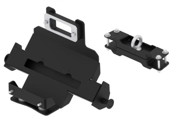 03.16600 Iron Baltic Schneepfluganbausatz front Montage kurze Deichsel Segway Snarler AT10L 25+