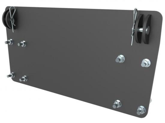 03.3600 Iron Baltic Schneepfluganbausatz f�r Mittelmontage HiSun 700 UTV und Goes UTX700