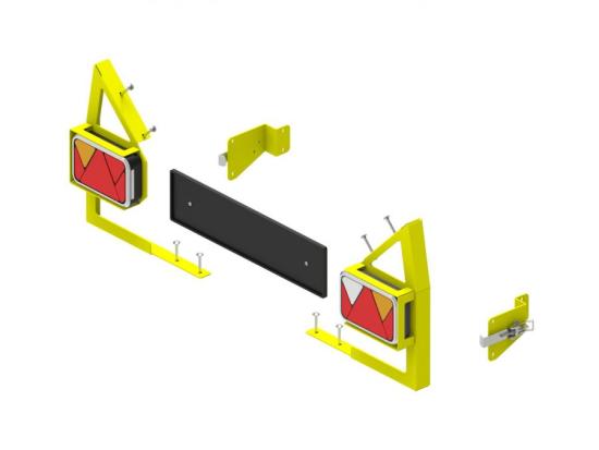 86.6100 Iron Baltic Beleuchtungssatz f�r Anh�nger Typ 500 