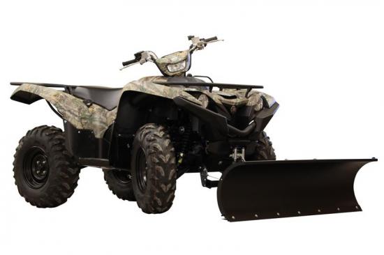 Winterpaket Schneeschild 50 128cm Deichsel front Montage f.  Yamaha Grizzly 700 2016+ Kodiak 700