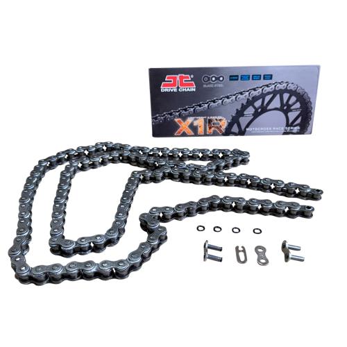 Quad Kette JT Chain 520X1R X-Ring O-Ring verstrkt Schwarz / Stahl Clip Schlo  520 / 114 Glieder