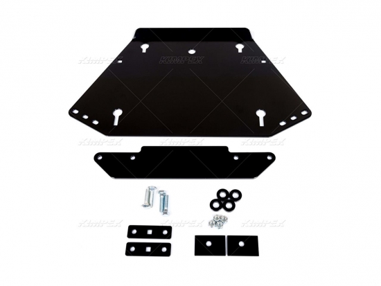 374472 Kimpex Schneeschild Befestigunsplatte Click-N-Go 2 f. Polaris RZR 800 Stahl schwarz