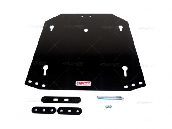 Kimpex Schneeschild Befestigunsplatte Click-N-Go 2 (374152) f. Can Am Commander Stahl schwarz