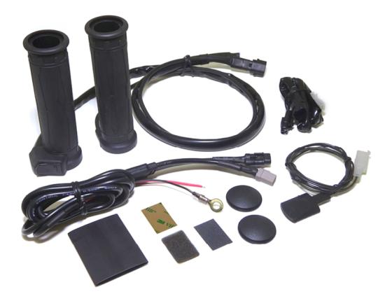 Hyper Head Heizgriffe Handheizung Griffheizung + Daumenheizung 5 Stufig f�r Quad / ATV