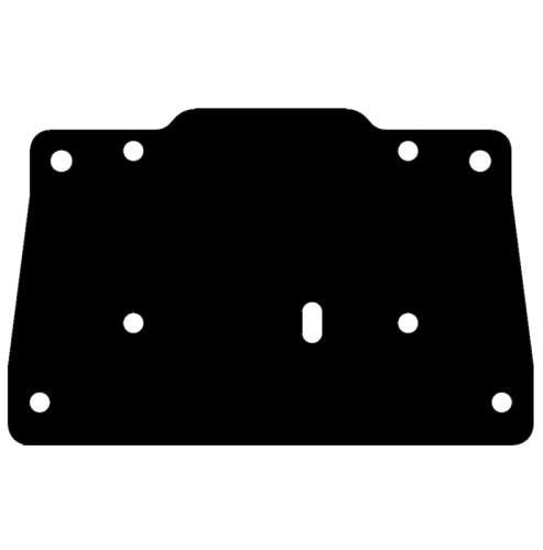 73-1300 Seilwinden Montage Platte vorne kit Can Am Outlander G1