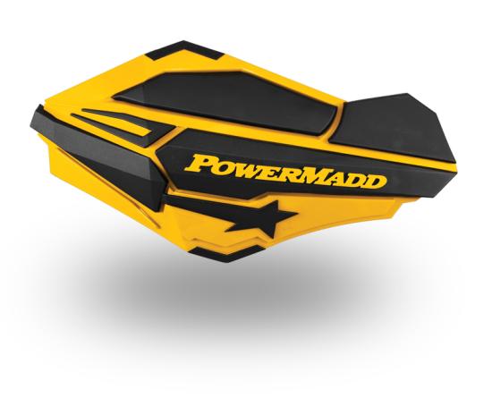 34401 POWERMADD Sentinel Handprotektoren Farbe Ski-Doo gelb / schwarz 2 St�ck (Paar)