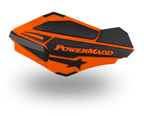 34405 POWERMADD Sentinel Handprotektoren Farbe KTM orange / schwarz 2 St�ck (Paar)