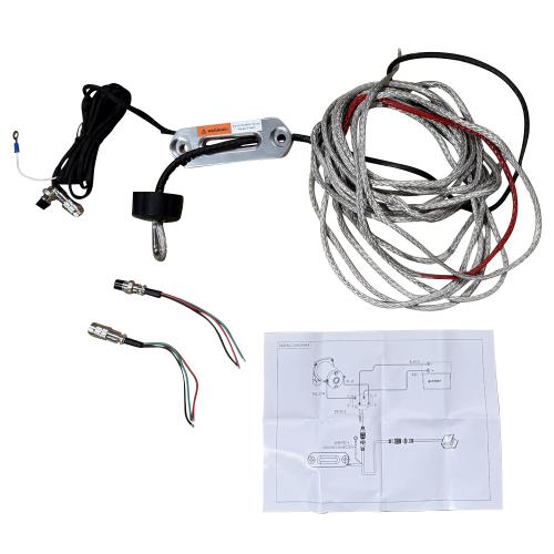 LQ-Racing Seilwinden Auto-Stop Seilstopper inkl. Kunststoff Seil uni. passend bei allen ATV Winden