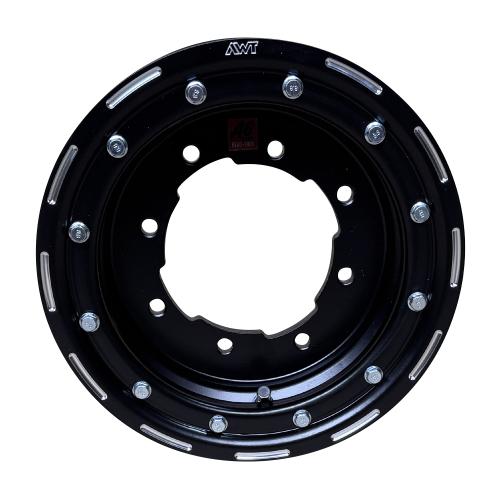 10x5 ( 5x10 ) 3+2 4x156 + 4x144 LQ-Racing AWT Alu Felge Typ Beadlock schwarz vorne 10x5 ( 5x10 ) 3+2 4x156 + 4x144 LQ-Racing AWT Alu Felge Typ Beadlock schwarz vorne