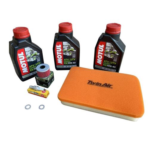Kundendienst Kit 3l �l + Filter Dichtringe Z�ndkerze Luftfilter f�r Quad ATV Adly Herkules 450 500 
