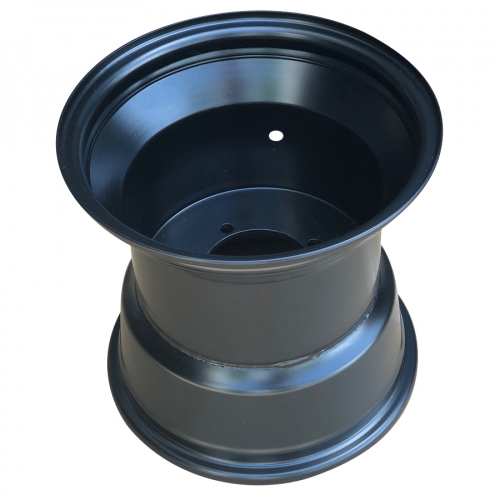 8x10 (10x8) 4x136 ET 3+5 Quad / ATV Stahlfelge Farbe schwarz Kawasaki KFX 700 usw.