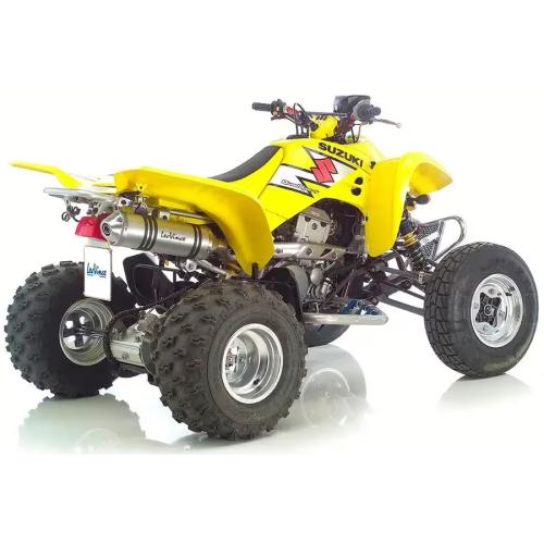 3914E Leovince Auspuff Endtopf Slip On Typ X3 mit ABE f�r Suzuki LTZ 400 + KFX 400