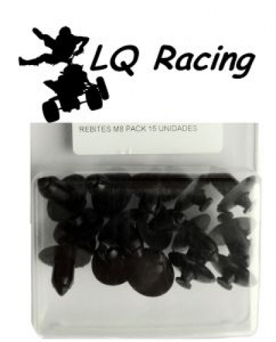 LQ Racing Verkleidungs- Clips M8 15 Stck