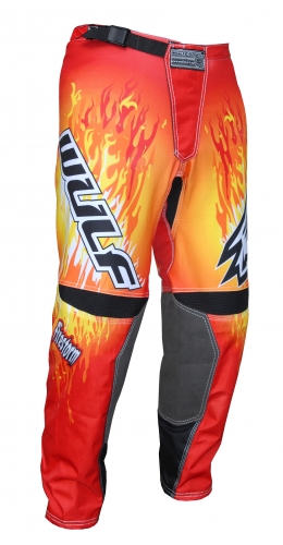Wulfsport firestorm Race Hose Gr.36 Farbe Rot für Moto Cross MX SX BMX Enduro Motorrad Quad