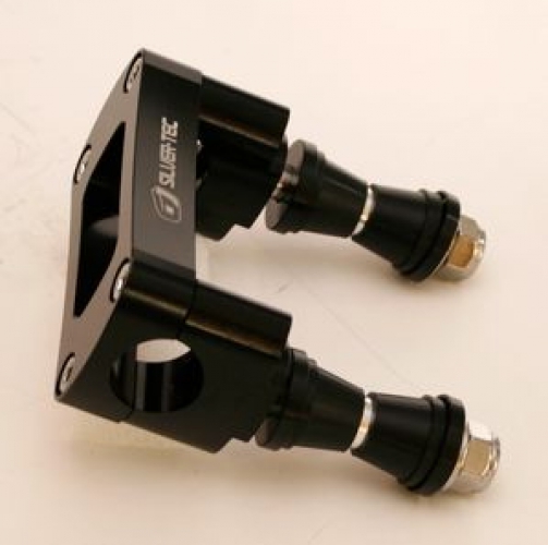 S-Tec Racing Lenkerhalterung (Lenkerklemme) 28,6mm Farbe schwarz