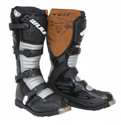 Wulfsport Super Boot LA Kinder Stiefel Enduro Motocross Offroad Quad Schuhe Gre 32 Farbe schwarz